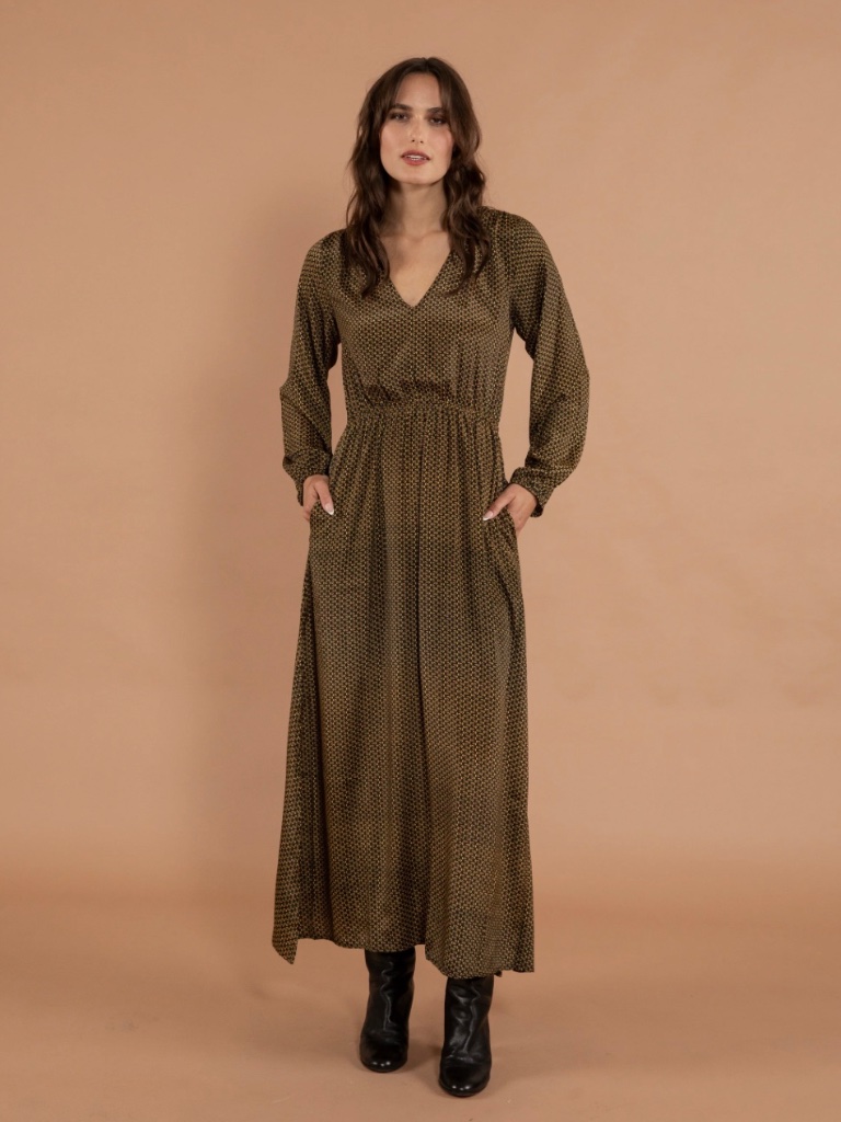 Ragasaashvi V-Neck Maxi Dress318